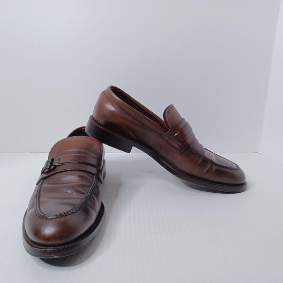 Tod's Leather Loafers Mens 7.5 Brown Bit Slip On Dress Shoes Made in Italy - Picture 13 of 13
